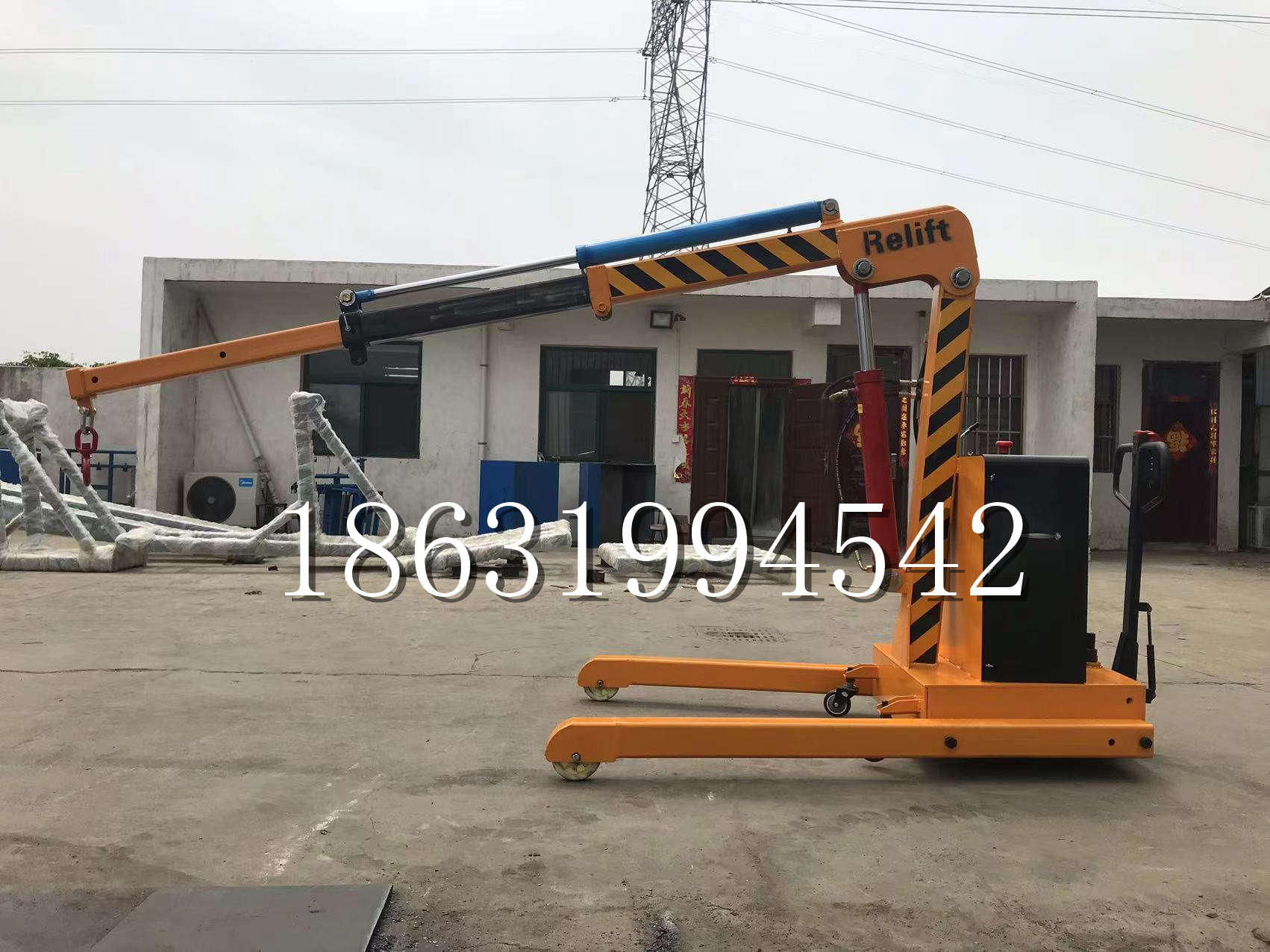 河西区久征定做3吨三轮随车吊 农用园林绿化移树吊 平板工程用小吊机