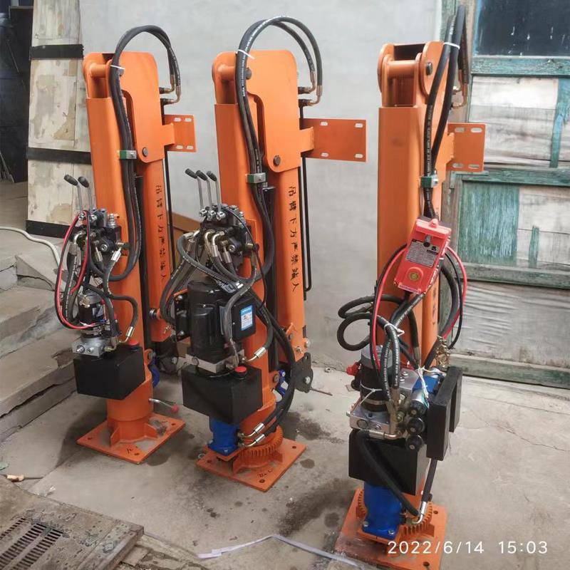 河西区重汽蓝牌随车吊 3.2吨 国六动力强 液压驱动 农用自卸起重机